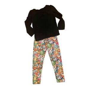 Girls 4T Shopkins Leggings Outfit